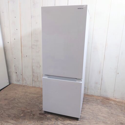 7/6終 2019年製 日立 ノンフロン 冷凍冷蔵庫 154L 2ドア RL-154JA