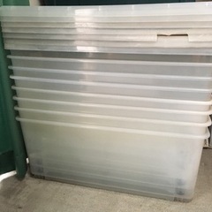 【無料譲渡＆お礼あり】収納ケース、大きめ、7つ