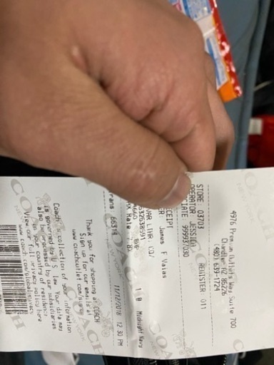 コーチ新品未使用長サイフ　　引っ越しのため