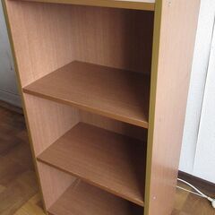 カラーボックス　木目ベージュ