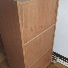 カラーボックス　木目ベージュの画像