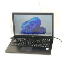 13.3型 ノートパソコン SONY VJS131C11N 中古良品 第6世代Core i5 8GB 高速SSD 無線 Wi-Fi Bluetooth Webカメラ Windows11 Office