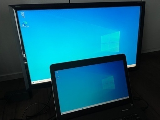 【終了】ノートパソコン Lenovo ThinkPad E440 ＋ ディスプレイ2台