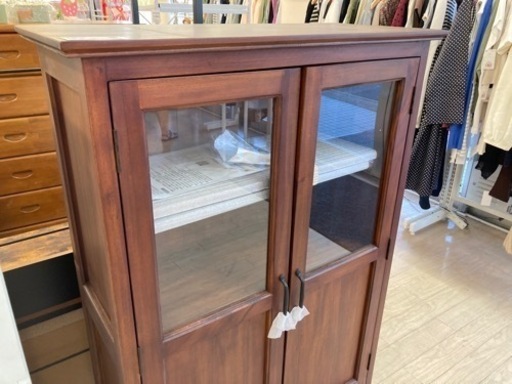 【トレファク名古屋徳重】ガラスキャビネット《アウトレット品》のご紹介！