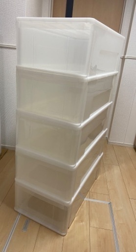 押入れ用　引き出し収納　5個セット