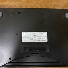 ✳️タニタ　体重計　黒HDD655の画像