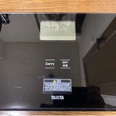 ✳️タニタ　体重計　黒HDD655