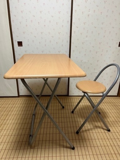折りたたみテーブル\u0026椅子