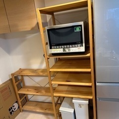 ★決まりました★無印良品　キッチン収納棚　※使用感あり