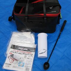 釣り用バッカン　コマセ杓　酌立て　バッカン用汚れ防止ポリ袋
