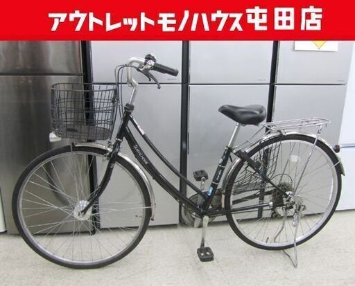27インチ自転車【訳あり】マルキン シティサイクル TRAFFIC  黒系 札幌市北区屯田