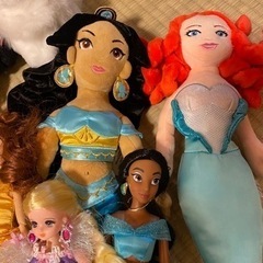 ディズニープリンセス人形&ジブリ人形の画像