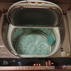 ※再値下げ！　全自動洗濯機　HITACHIビートウォッシュBW-DX120B 　12kg洗い／６㎏乾燥　シャンパンの画像