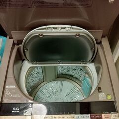 ※再値下げ！　全自動洗濯機　HITACHIビートウォッシュBW-DX120B 　12kg洗い／６㎏乾燥　シャンパンの画像