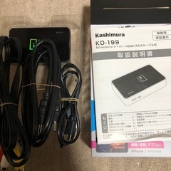 Miracastレシーバー　HDMI／RCAケーブル付きの画像