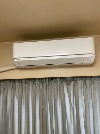 TOSHIBA エアコン　2019年購入　受付終了しました