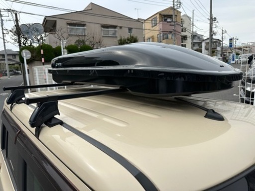 ベースキャリア（メーカー不明）ルーフボックスTERZO テルッツオ（by PIAA）エアロクロスライダー　セット