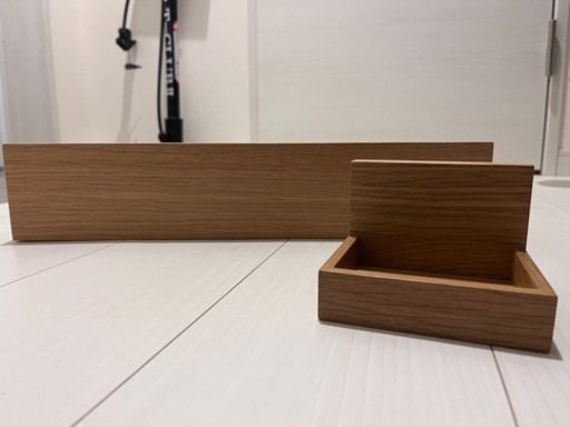 無印良品　壁に付けられる家具トレー\u0026 壁に付けられる家具長押セット