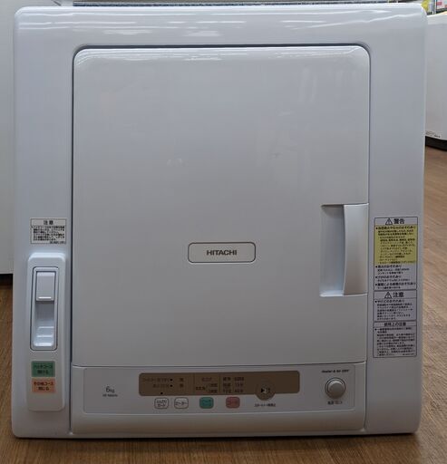 HITACHI 衣類乾燥機 DE-N60HV 2022年製　ag-ad144