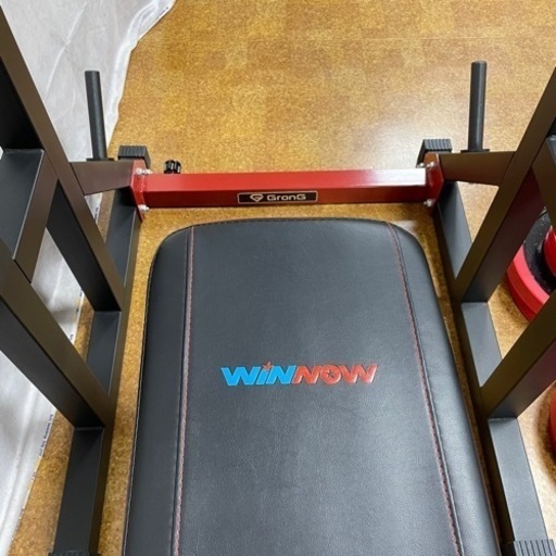美品 GronG ベンチプレス トレーニング器具 おまけ付き