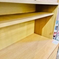 【売約済み】　木製カップボード・オーク材　無印　無印良品　MUJI 食器棚　ナチュラル　木製　検　カントリー　北欧　イデー　ウニコ　モモナチュラルの画像