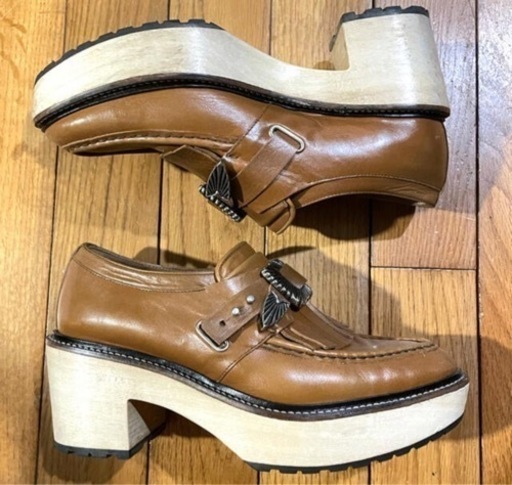 toga ウッドソール　ヒール　37