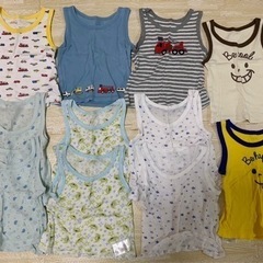 男児タンクトップ肌着サイズ80 11枚セット＋ウィンドブレーカー