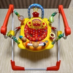 【値下げ】美品 ベビージャンパー(ジャンパルー) アンパンマン