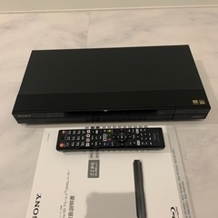 美品 SONY ブルーレイレコーダー