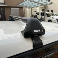 THULE WingBarEdge 7213B スーリー ウイングバー　エッジ TH7213B エッジフット7205/7206専用 86cm ブラック 2本入り　THULE（スーリー） フット 7205 エッジ クランプ（Edge Clamp） TH7205 カーキャリア ルーフキャリア ベースキャリア ルーフラック　　Thule（スーリー） キット5005 THKIT5005 ベースキャリア用キット MINI F55 5ドア ルーフレールなし （2014〜）の画像
