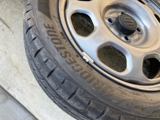 ハスラー　165/60 R15スチールホイール　タイヤ　4本セット