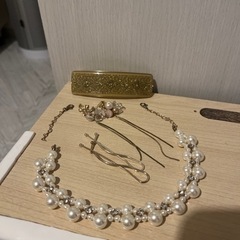 【受け渡し予定者決定】バレッタ、イヤリング、ネックレス、ピン