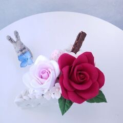 【ハンドメイド】クレイ(粘土)で作るフラワー【女性限定】の画像