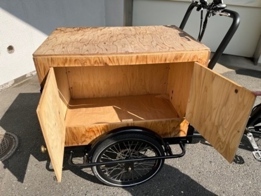 電動機付き！カーゴバイク(移動販売自転車) (はる) 新中野の電動