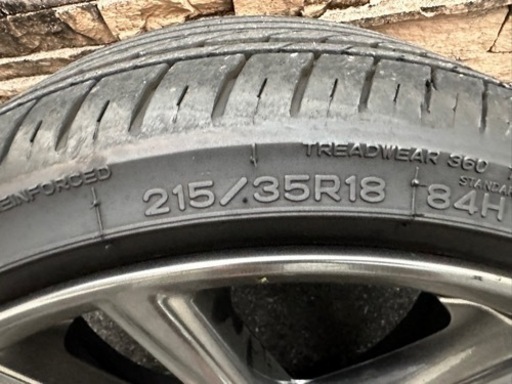 レクサスis純正ホイール　４本同サイズ　18インチ