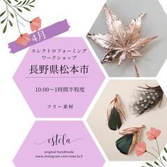 4月(前半) エレクトロフォーミング ワークショップ