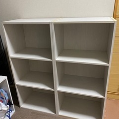 ホワイトのカラーボックス