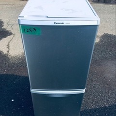 1253番 パナソニック✨冷凍冷蔵庫✨NR-B145W-S‼️