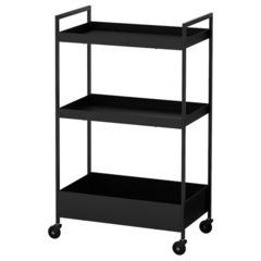 【受け渡し決定】IKEA キッチンワゴン ブラック