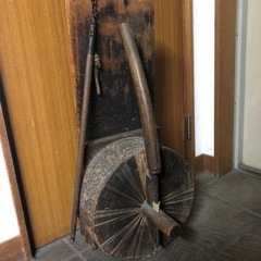 民芸品　農機具　レトロ　飾り　ディスプレイの画像