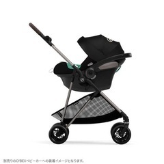 美品　サイベックス　ベビーシート　エイトンS2 ブラック　アダプター付！の画像