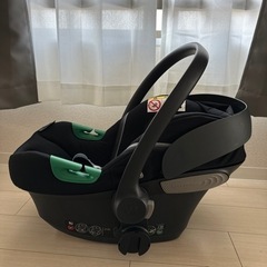 美品　サイベックス　ベビーシート　エイトンS2 ブラック　アダプター付！の画像