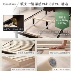 新品未使用未開封ベッド　値段交渉可能