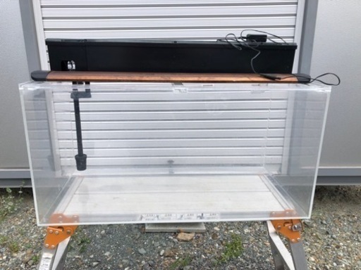 アクリル水槽900 ライトLED  上部フィルターセット