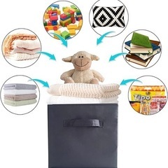 【新品未使用】折りたたみ式収納ボックス6個セットの画像