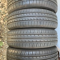 155/65/r13 ヨコハマタイヤ　ブルーアースEs ES32 （　BluEarth-Es ）4本セット　ホイール付の画像