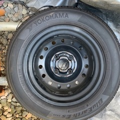 155/65/r13 ヨコハマタイヤ　ブルーアースEs ES32 （　BluEarth-Es ）4本セット　ホイール付の画像