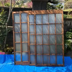 昭和レトロ　引き戸４枚　居酒屋　飲食　和モダン