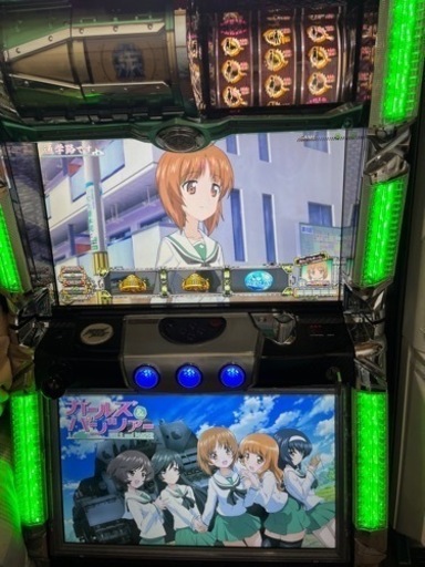 [値下げ中！]【引き取り限定】スロット　ガールズ&パンツァー(初代)　不要機付き