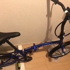 人気美品！サイモト製 CORONETコロネット 20型 折り畳み自転車の画像